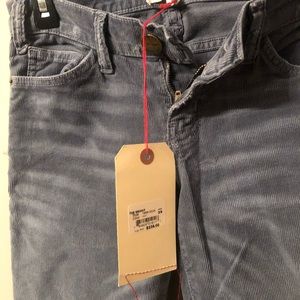 CURRENT\ELLIOTT Skinny Navy Corduroy Jean